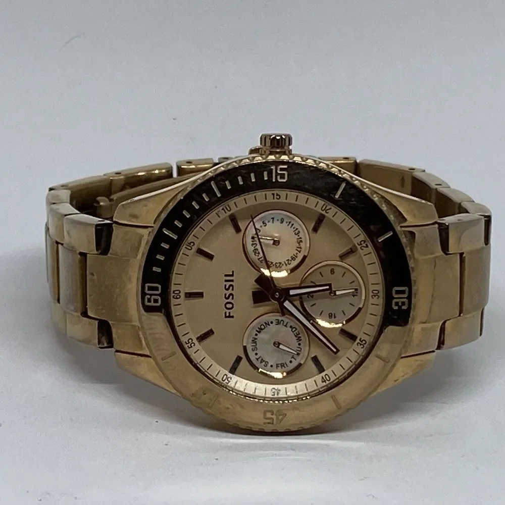 Fossil Stella ES2859 Women Stainless Steel Analog Dial Quartz Wrist Watch XR885